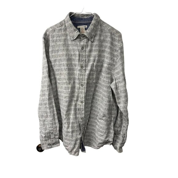 carbon2cobalt Other - Carbon2Cobalt Shirt Button Down Linen Blend Casual Long Sleeve Men’s Size M